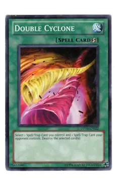 Yugioh- 1X Double Cyclone - Common - Unlimited - DP10-EN022 - Moderate Play - Image 1