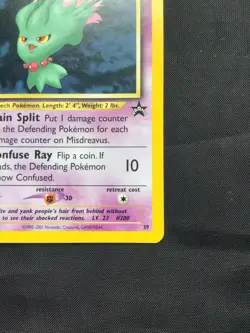 Pokemon Cards: Wizards Black Star Promo: Misdreavus 39 - Image 4