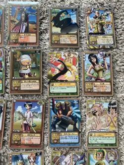 One Piece Cardgame Carddass Lot 24 Gold, Regular Sheets Cards Set Bandai Japan - Image 3