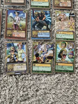 One Piece Cardgame Carddass Lot 24 Gold, Regular Sheets Cards Set Bandai Japan - Image 5