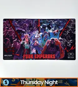 ONE PIECE 2ND ANNIVERSARY FOUR EMPERORS UNSEALED PLAYMAT - Image 1