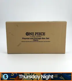 ONE PIECE TCG PLAYMAT AND STORAGE BOX SET NAMI SEALED BOX - Image 2