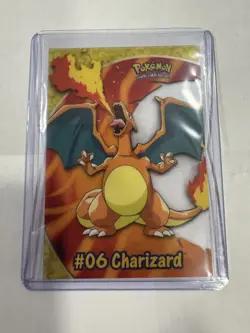 2000 Pokemon Charizard #06 Topps PC3 TV Animation Clear Card Variant - Image 3
