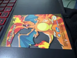 2000 Pokemon Charizard #06 Topps PC3 TV Animation Clear Card Variant - MP - Image 4
