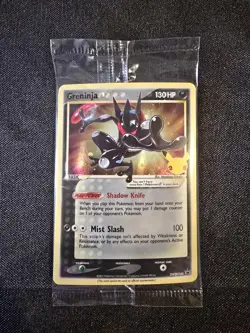 Pokemon TCG Greninja Gold Star SWSH144 Black Star Promo NM/M Sealed - Image 1