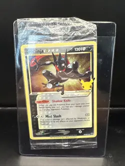 Pokemon TCG Greninja Gold Star SWSH144 Black Star Promo NM/M Sealed A - Image 1