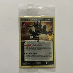 Pokemon Greninja Gold Star SWSH144 Black Star Promo NM/M Sealed TCG - Image 1