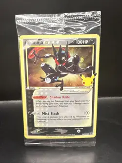 Pokemon TCG Greninja Gold Star SWSH144 Black Star Promo NM/M Sealed - Image 2
