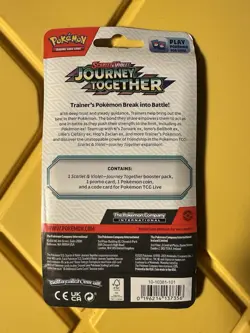 1x Pokemon TCG Journey Together Scraggy Checklane Blister Sealed - Image 2