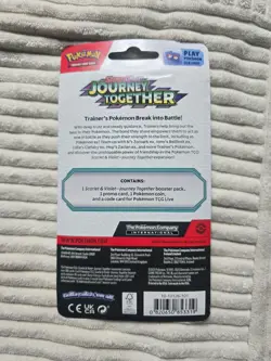 1x Pokemon TCG Journey Together Scraggy Checklane Blister Sealed - Image 2