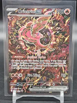 ORICORIO EX 024 Phantasmal Flames UPC Promo Pokemon Card - Image 1