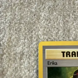 Pokemon Erika Trainer Gym Heroes 16/132 Holo Wizards 2000 Rare - Image 3