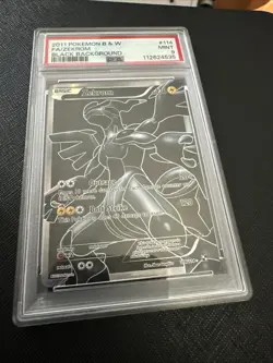 Pokemon 2011 B&W #114 Zekrom Full Art Card PSA 9 - Image 1