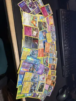 Vintage Pokemon Lot Of 51 Rare Cards B&W radiant Collection And Other Cards - Image 1