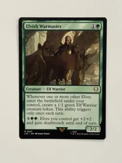 Elvish Warmaster Commander: the Lord of the Rings: Tales of Middle-Earth Regular - Image 1