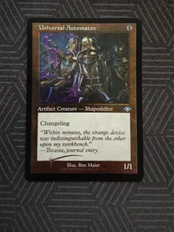 mtg universal automaton retro frame foil etched modern horizons - Image 1