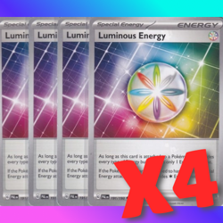[4x Playset] Luminous Energy 191/193 - SV02: Paldea Evolved (PAL) - Pokemon TCG - Image 1