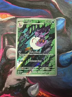 2024 Pokemon TCG SV Temporal Forces 176/162 Arbok IR Illustration Rare - Image 1