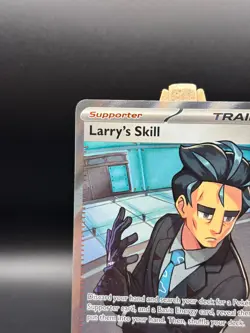 Larry's Skill - 139/131 - Pokemon Prismatic Evolutions Full Art Ultra Rare NM - Image 3
