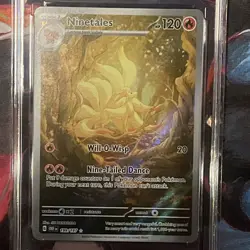 Ninetales Scarlet Violet Obsidian Flames Pokemon TCG 199/197, crown graded 9 - Image 2