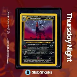 2001 POKEMON NEO REVELATION #8/64 HOUNDOOM HOLO - Image 1
