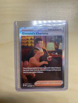 Giovanni's Charisma 204/165 SV03: Pokemon 151 Moderately Played - Image 2