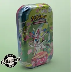 NEW Pokemon Prismatic Evolutions Mini Tin Sylveon Scarlet Violet Factory Sealed - Image 1