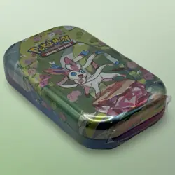 NEW Pokemon Prismatic Evolutions Mini Tin Sylveon Scarlet Violet Factory Sealed - Image 5