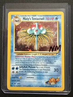 MISTY'S TENTACRUEL | Pokemon TCG Gym Heroes 10/132 | Rare Holo | NM - Image 1