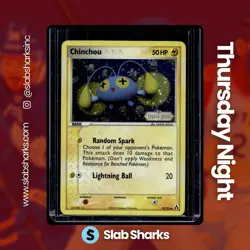 2006 POKEMON EX LEGEND MAKER #50/92 CHINCHOU HOLO STAMPED - Image 1