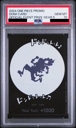 PSA 10 - Don Card Gear 5 Luffy - One Piece ENGLISH Promo Official Event Prize - Image 1