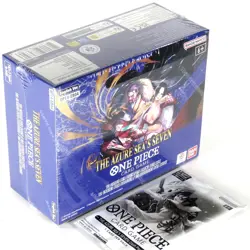 One Piece: THE AZURE SEA'S SEVEN TCG Booster Box + Promo Pack sealed OP-14 EB04 - Image 1
