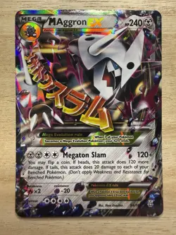 M AGGRON EX - Ultra Rare XY - Primal Clash #94/160 -Pokemon TCG - NM+ - Image 1