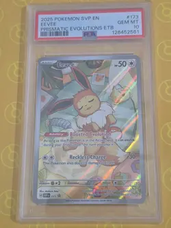 Eevee 173/SVP Black Star PROMO Prismatic Evolutions ETB Pokemon PSA 10 GEM MINT - Image 5