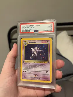 Haunter-Holo PSA 9 1999 Pokemon Fossil #6 1st Edition Pokemon - Image 4