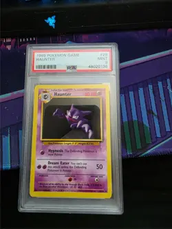 1999 Pokemon Fossil Haunter 1st Edition Holo Rare #6 PSA 9 Mint New Cert - Image 1