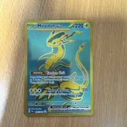 Pokemon TCG Miraidon ex 243/091 2024 Paldean Fates Hyper Rare - Image 1