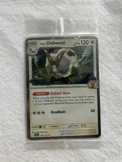 Pokemon TCG Hop's Dubwool 136/159 Journey Together Best Buy Promo SEALED - Image 1
