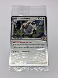 Pokemon TCG Hop's Dubwool Journey Together Best Buy Promo SWIRL 136/159 SEALED - Image 1