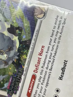 Pokemon TCG Hop's Dubwool Journey Together Best Buy Promo SWIRL 136/159 SEALED - Image 2