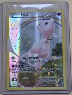 Mew XY Mythical Collection XY110 Black Star Promo Pokemon Card MP-HP - Image 1