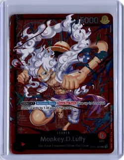 Monkey D Luffy ST21-001 Learn Together Promo Deck Leader One Piece Card English - Image 1