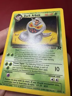 Dark Arbok 19/82 Non Holo Rare Team Rocket Pokemon Card NM - Image 5