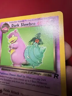 Dark Slowbro 29/82 Non Holo Rare Team Rocket Pokemon Card MP - Image 4