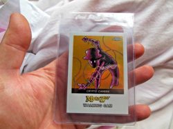MetaZoo Topps Chrome Walking Sam Gold Refractor 30/50 Card Cryptid Camera - Image 1