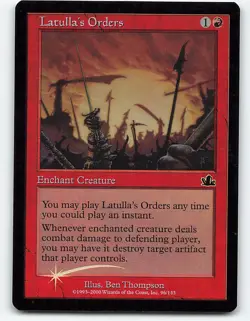 Latulla's Orders #96 foil Magic the Gathering Card - Image 1