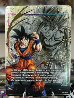 Goku Energy Marker Promo Prize Gold E01-05 Dragon Ball Fusion World Card English - Image 1