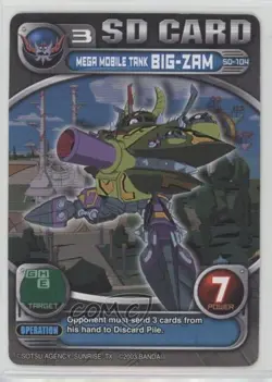 2003 Superior Defender Gundam Collectible Card Game Explosive Victory #SD-104 - Image 1