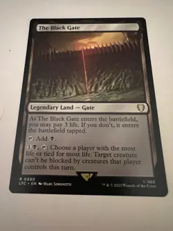 NM The Black Gate, MTG, Lord of the Rings, Magic the Gathering, 80 - Image 2