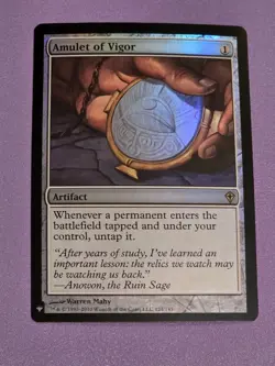 Amulet of Vigor FOIL - The List - Mystery Booster - Rare - NM - MTG - Image 1
